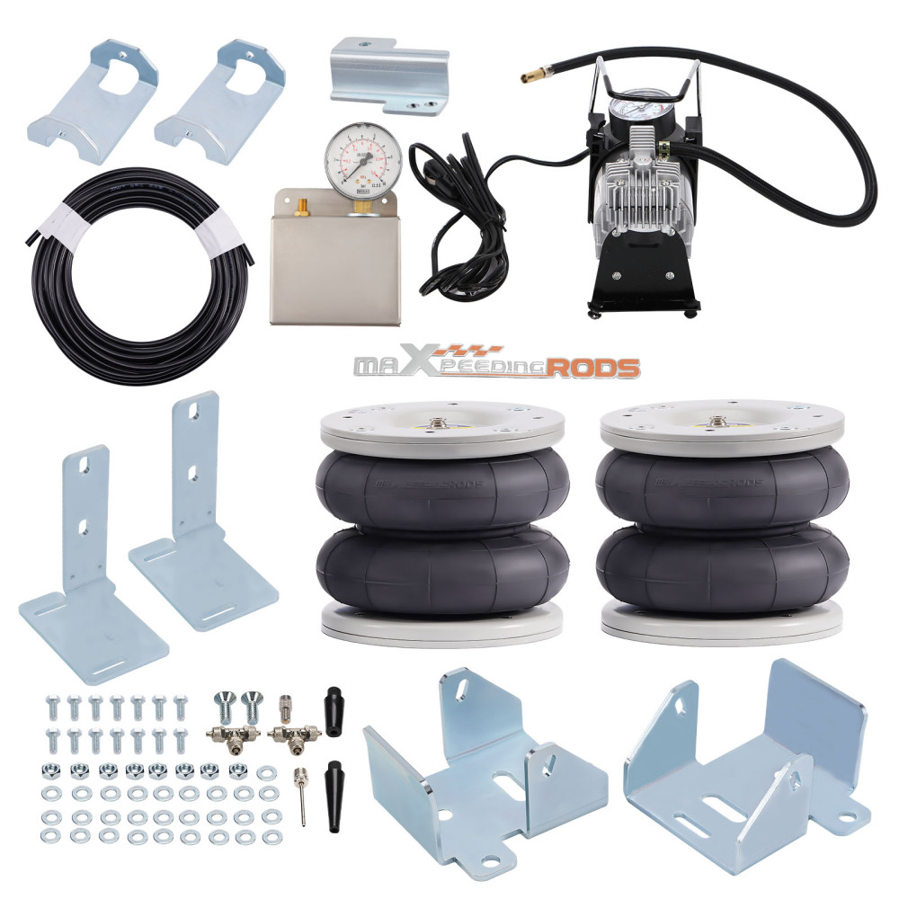 Air Suspension Bag KIT with Compressor compatible for Ford Transit 2001-2024 RWD - 4000kg