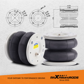 Air Suspension Kit compatible pour Ford Transit 2001-2020 4000 KG