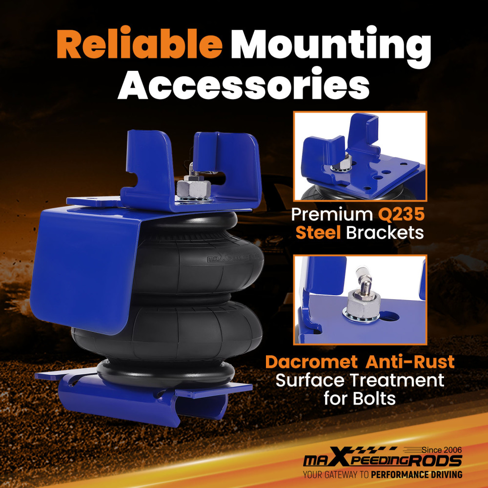 Rear Tow Assist Air Spring Suspension Kit compatible for Ram 3500 4WD 2013-2025