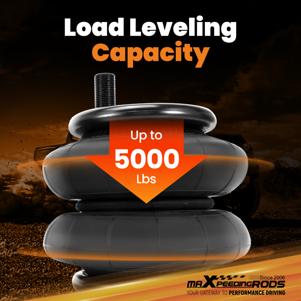 Rear Tow Assist Air Spring Suspension Kit compatible for Ram 3500 4WD 2013-2025