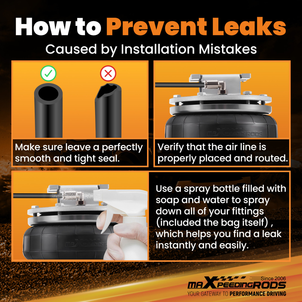 Air Suspension Spring Kit 5600lbs compatible for Mercedes-Benz Sprinter 2010-2021