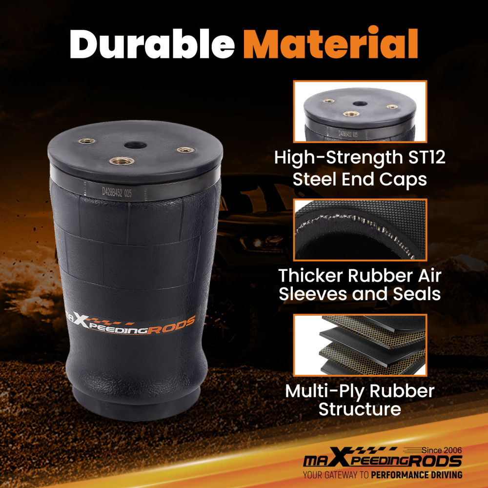 Towing Air Spring Bag Kit compatible for Toyota Hiace Commuter H200 KDH221 TRH223 2005-2019