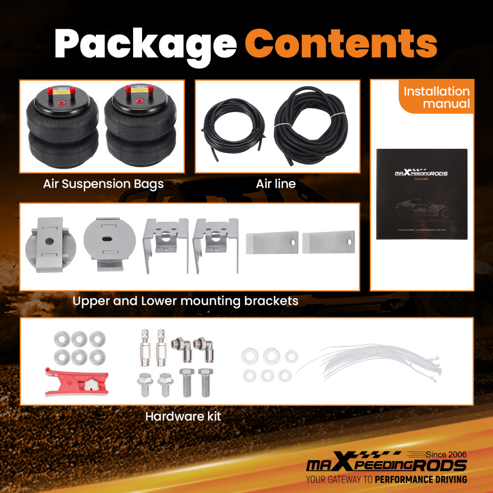 Towing Air Spring Bag Kit compatible for Toyota Hilux KZN LN RN RZN VZN 4X4 4-Runner Surf