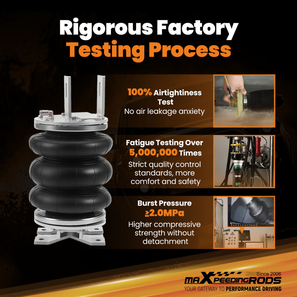 Air Spring Bags Heavy Duty Kit compatible for Dodge RAM TRX 4x4 Rear Suspension 5000LBS