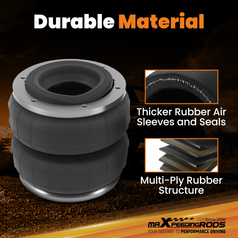 Towing Air Suspension Spring Bag leaf Helper Kit compatible for Toyota Fortuner GUN156 N150