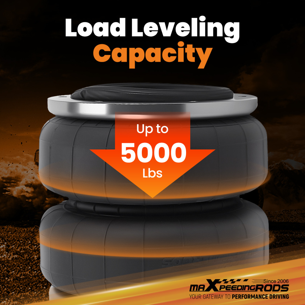 Towing Air Suspension Spring Bag leaf Helper Kit compatible for Toyota Fortuner GUN156 N150