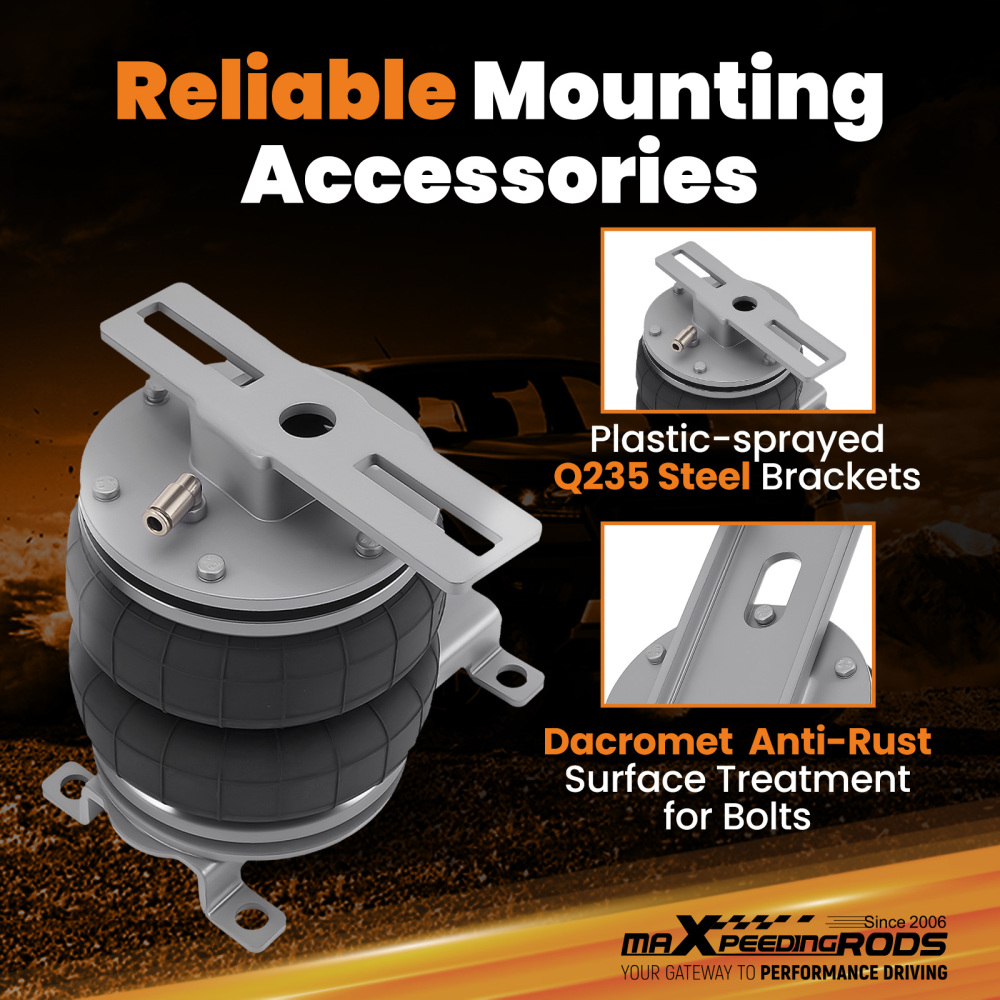 Towing Air Suspension Spring Bag leaf Helper Kit compatible for Toyota Fortuner GUN156 N150