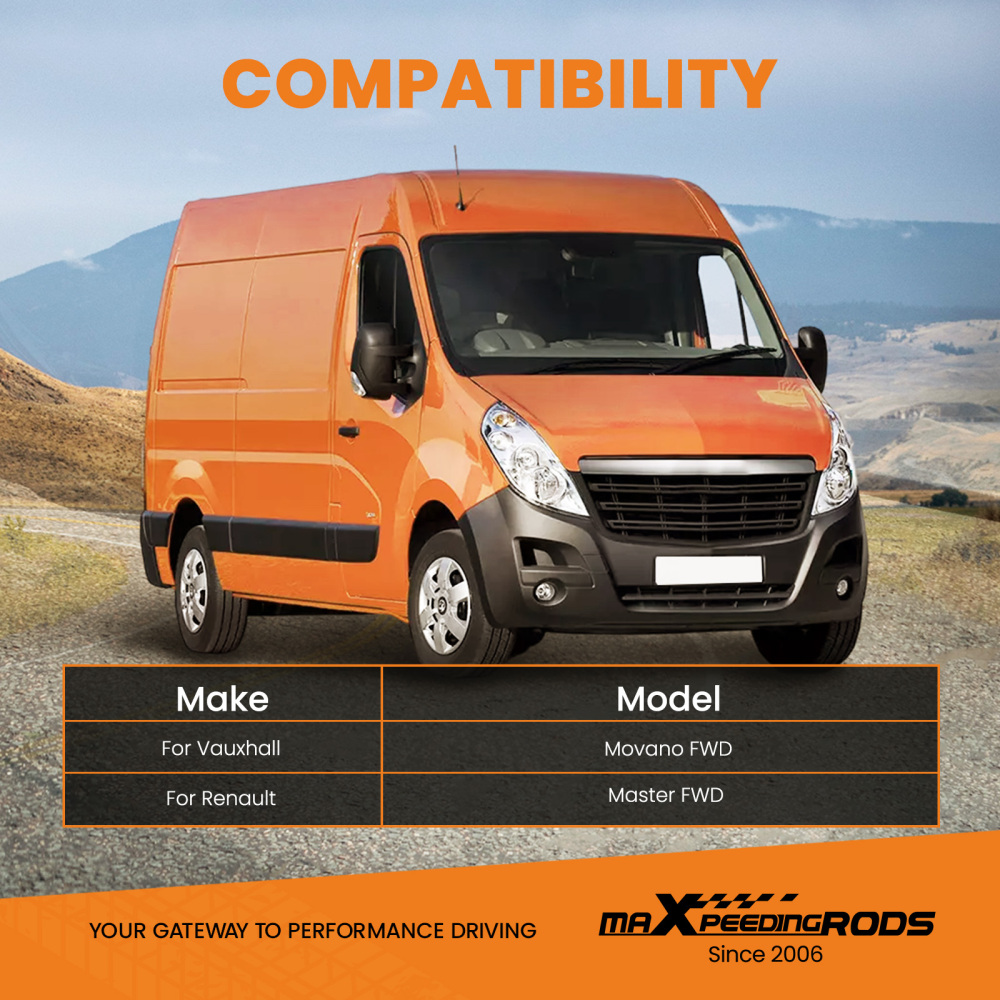 Air Suspension spring Bag KITCompressor compatibile per Vauxhall Renault Movano Master