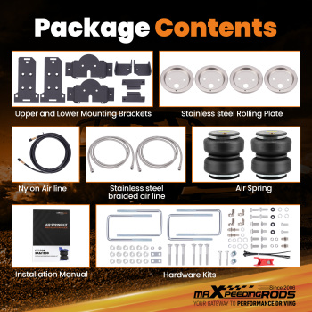 Air Suspension Spring Kit Rear compatible for GMC Sierra 1500 4WD 2019 - 2025