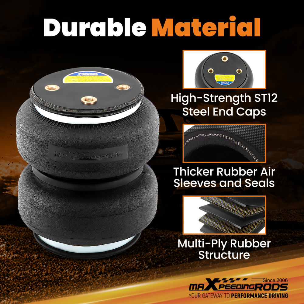 Rear Air Suspension Spring Bag Kit For Chevrolet Silverado 1500 4WD 2019 – 2025