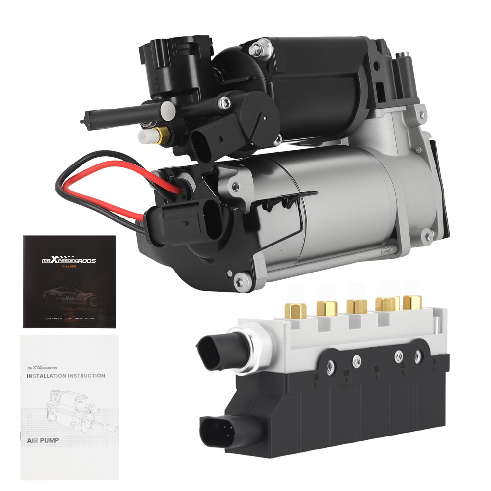Air Suspension Compressor + Valve Block Bracket compatible for Mercedes W220 E500 S430