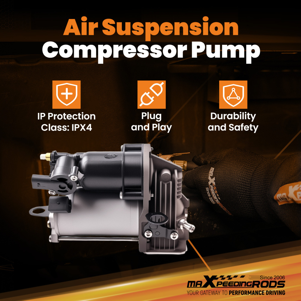 Air suspension compressor compatible for mercedes ml350 w164 gl320 x164 1643201204 air pump