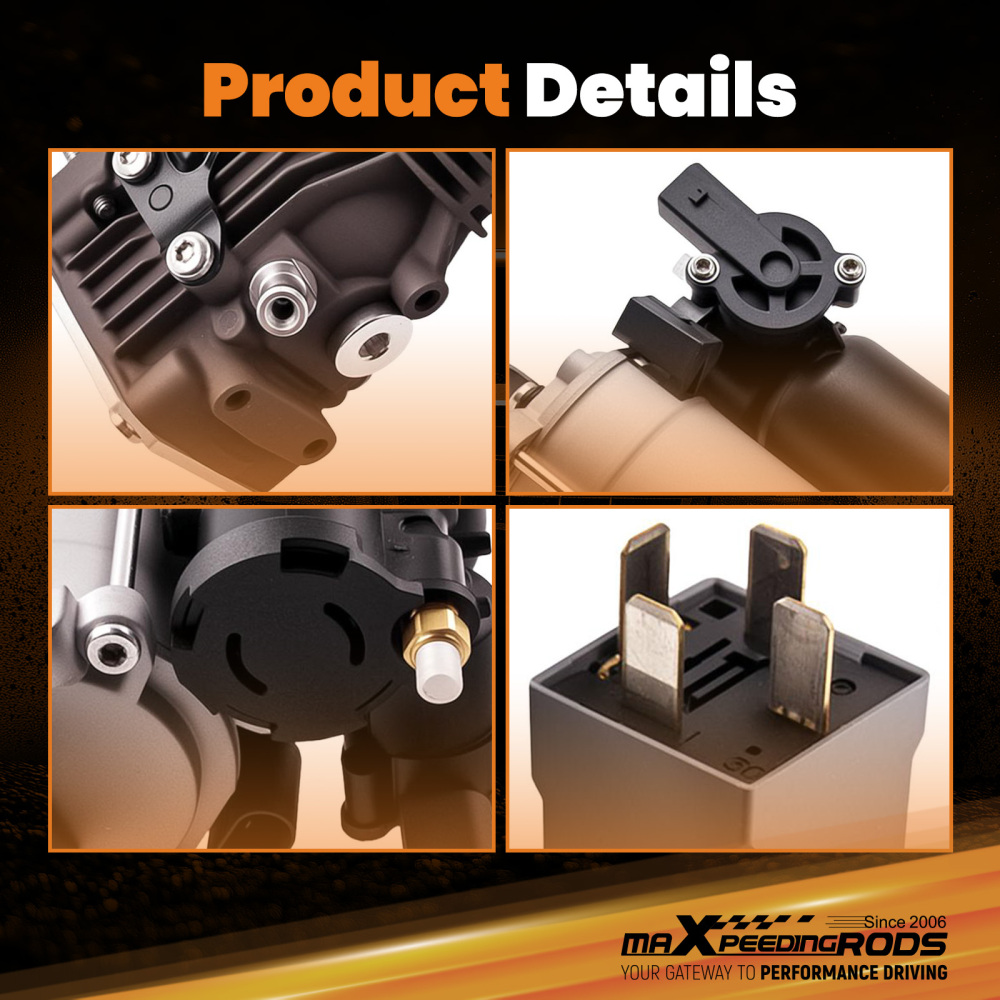 Air suspension compressor compatible for mercedes ml350 w164 gl320 x164 1643201204 air pump