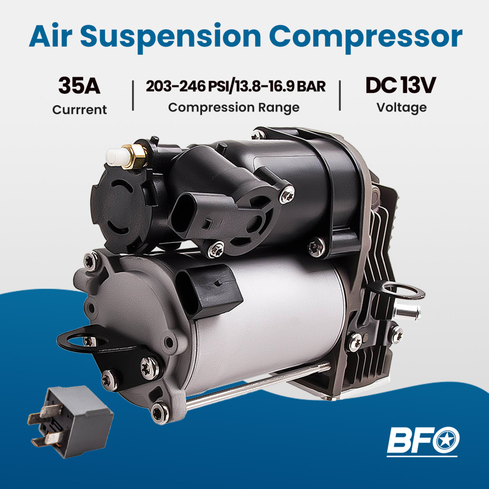 Air suspension compressor compatible for mercedes ml350 w164 gl320 x164 1643201204 air pump