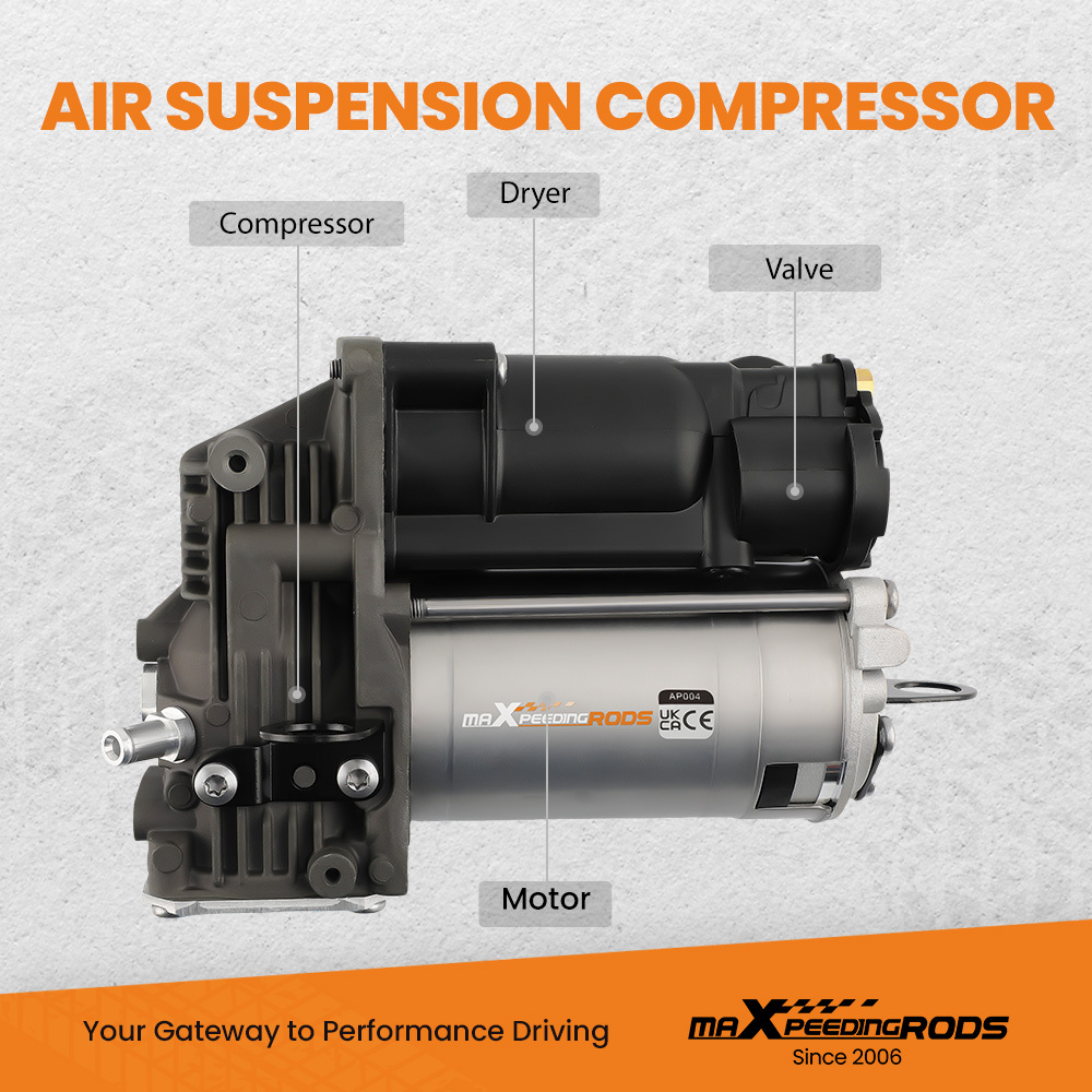 Air Compressor Suspension System Pump compatible for Mercedes-Benz GL-Class X166 2012-2016