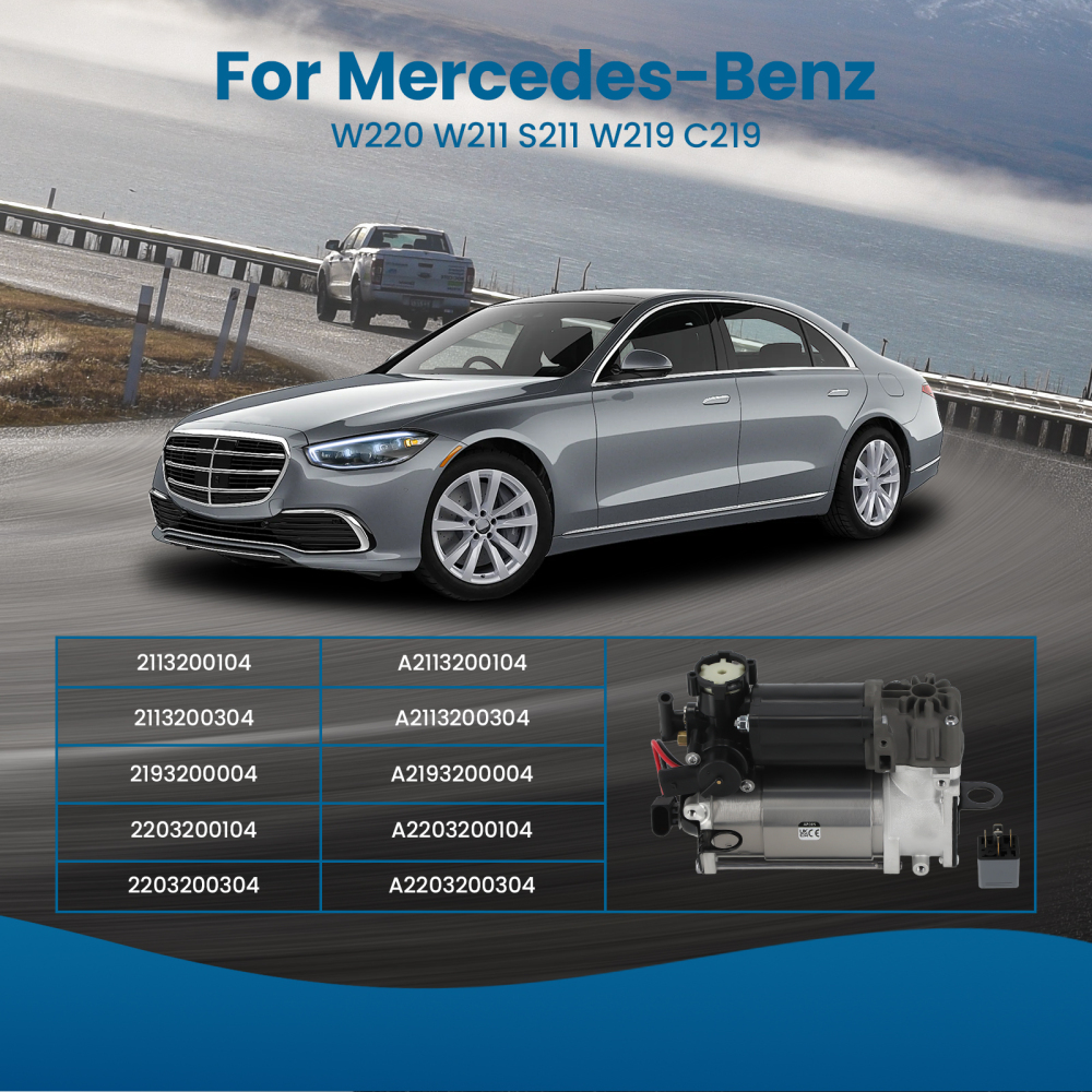 Sospensione anteriore Pneumatique struttura aria + pompa aria compatibile per Mercedes W220 Classe S