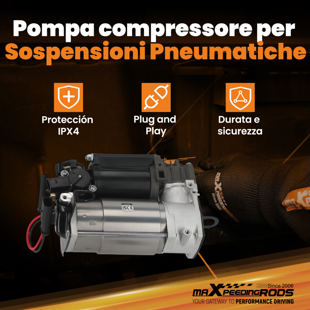 Sospensioni Pneumatiche Compressore dAria Pompa + Relè Compatibile per Mercedes W219 C219