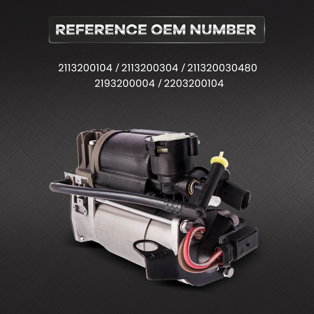 Compatible for Mercedes S Class W220 E Class W211 S211 C219 Air Suspension Compressor Pump