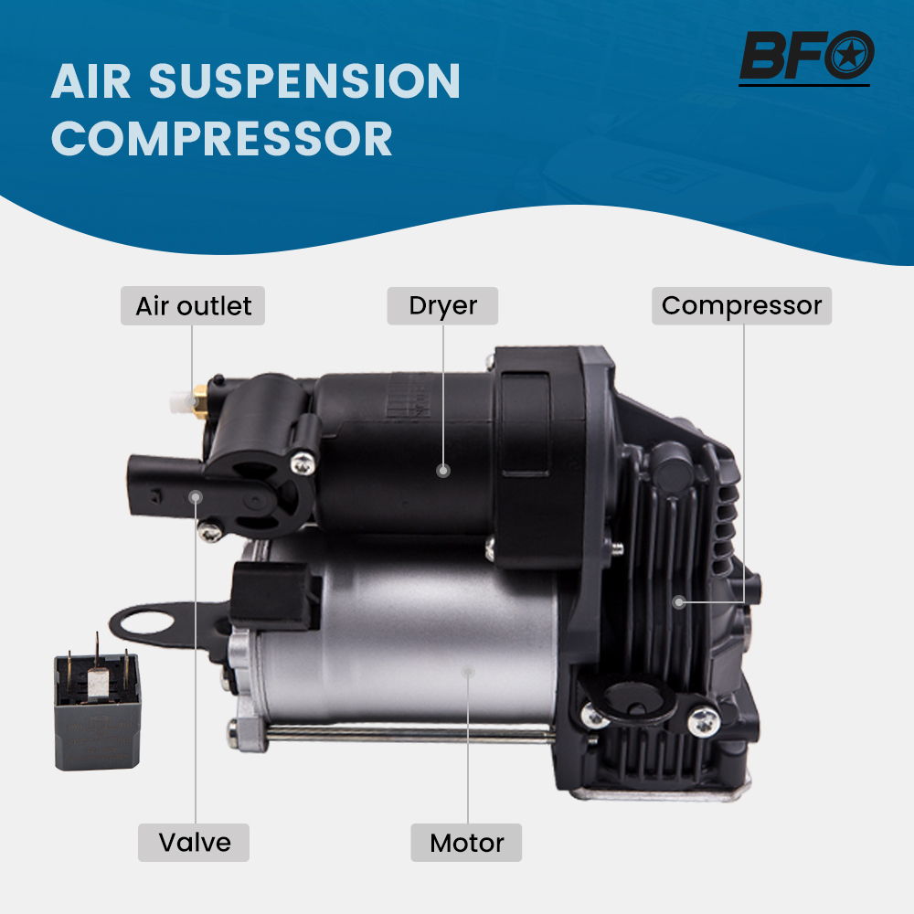 Air Pump Suspension Compressor compatible for Mercedes Benz S-Class W221 2213200304