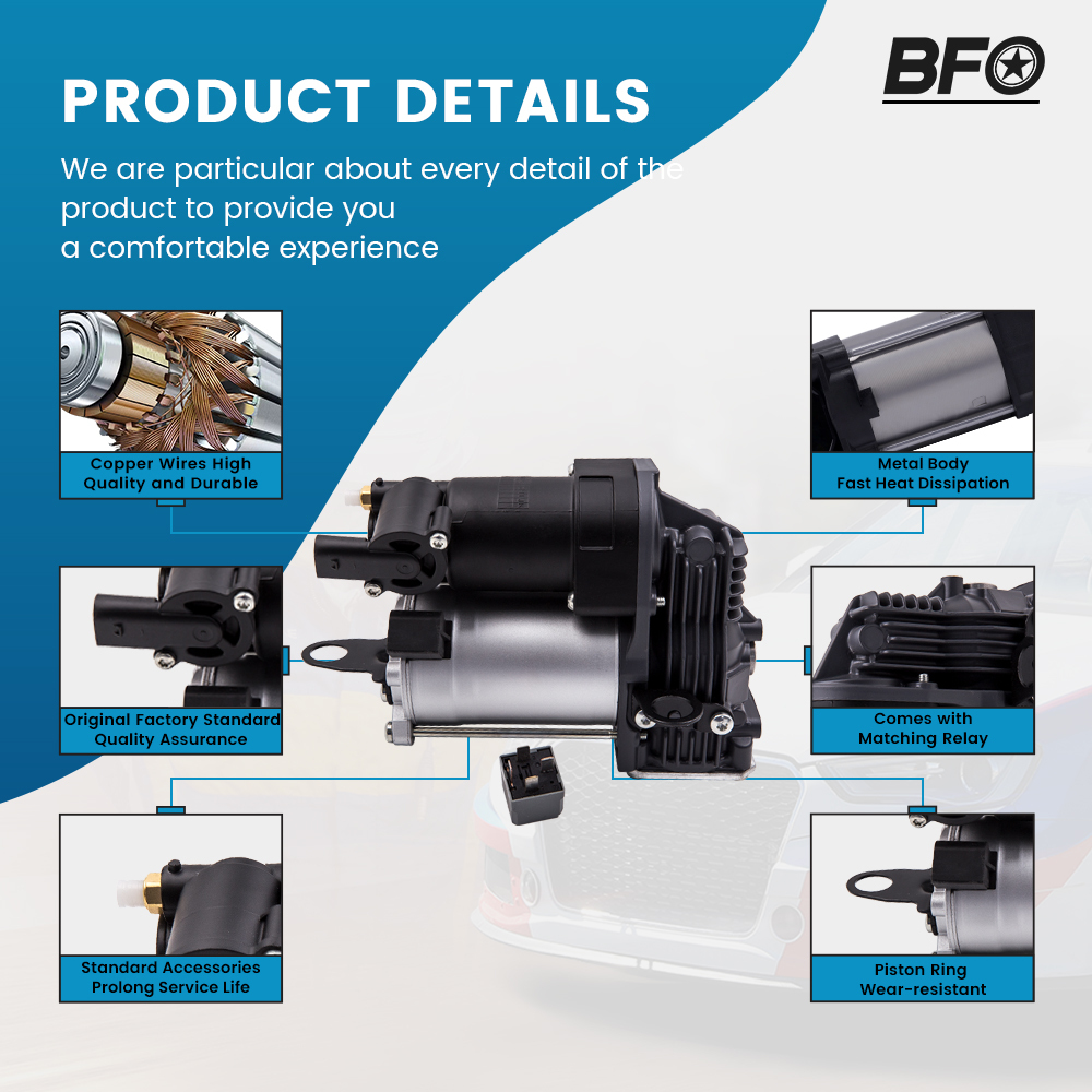 Air Pump Suspension Compressor compatible for Mercedes Benz S-Class W221 2213200304