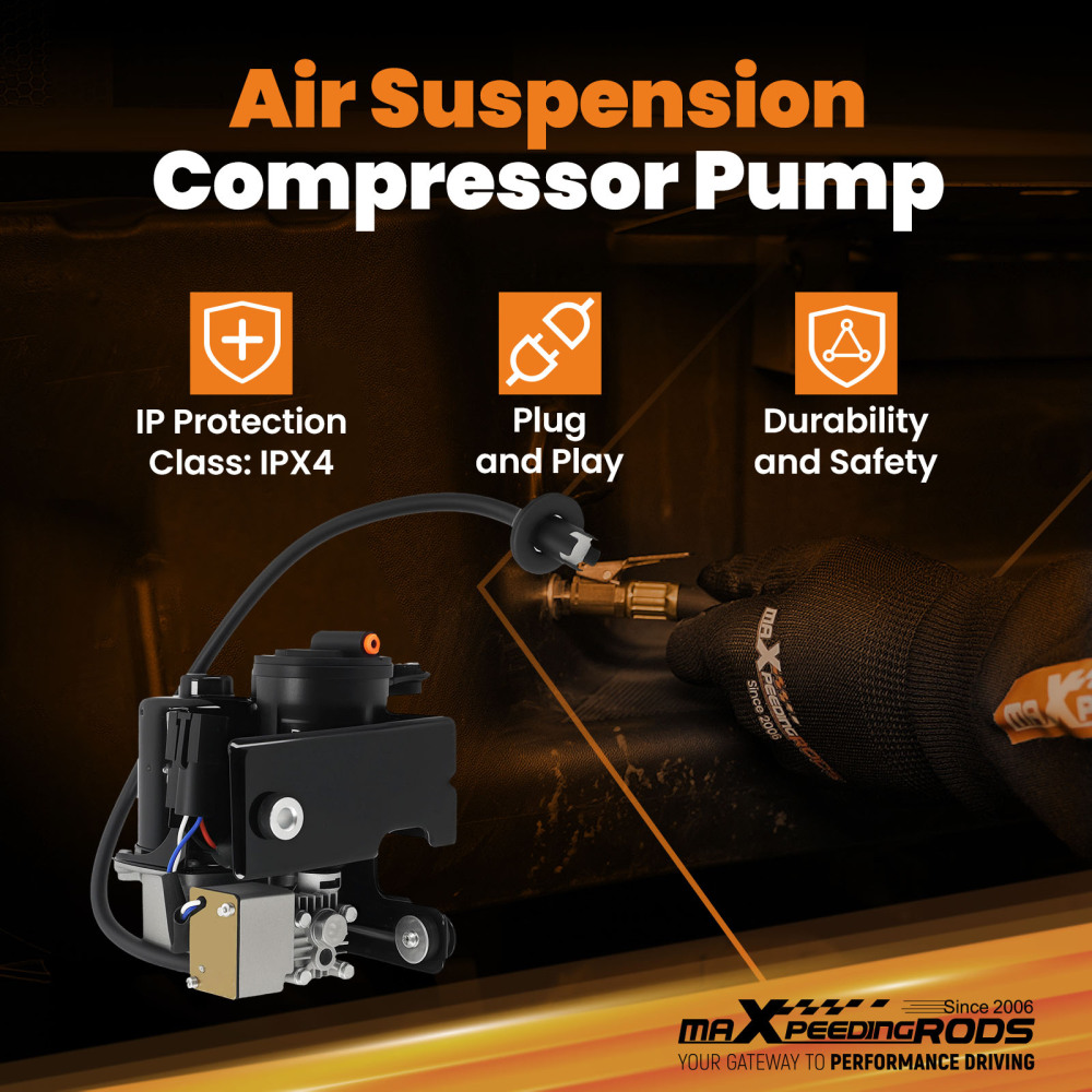Air Suspension Compressor w/ Dryer compatible for Ford Expedition compatible for Lincoln Navigator 07-18