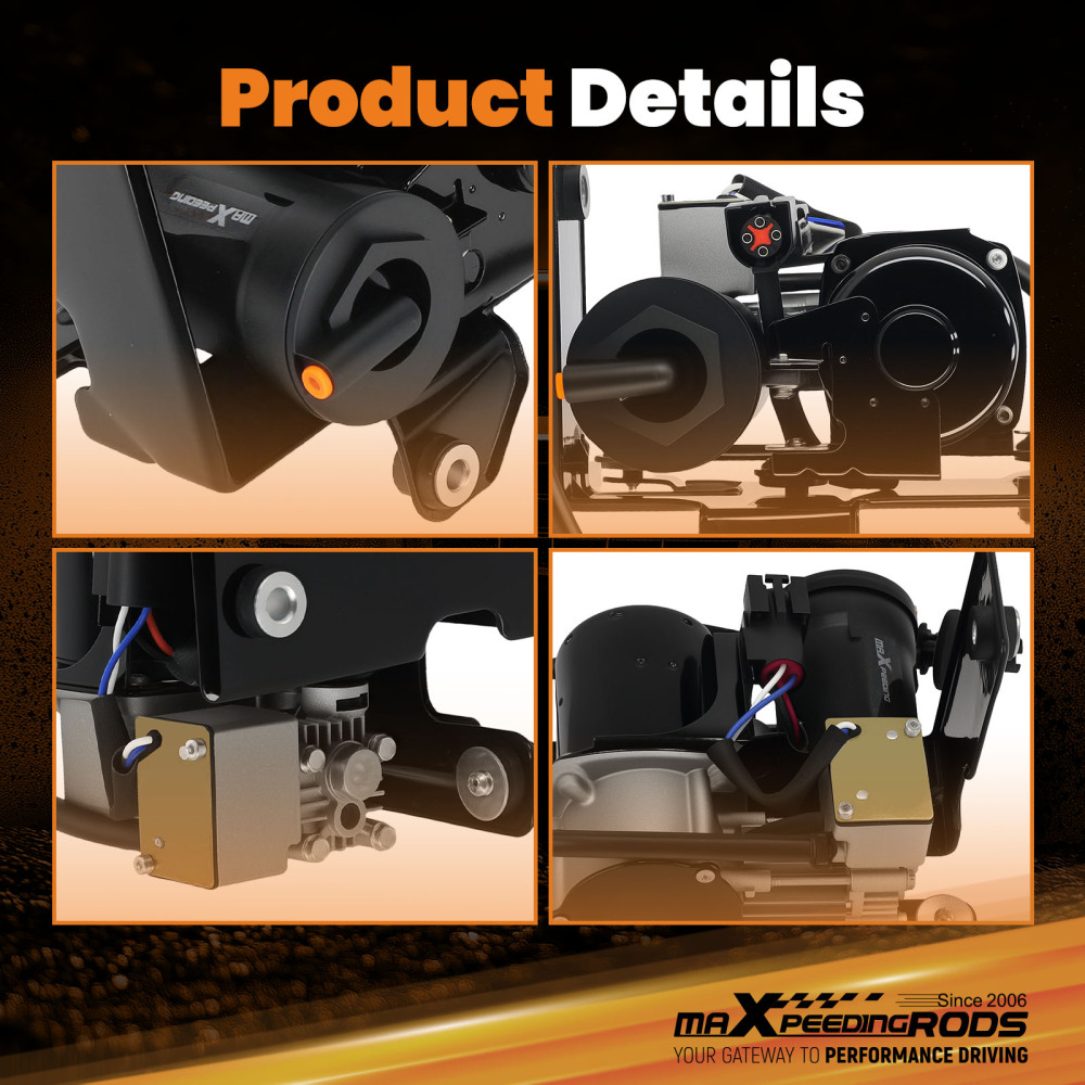 Air Suspension Compressor w/ Dryer compatible for Ford Expedition compatible for Lincoln Navigator 07-18