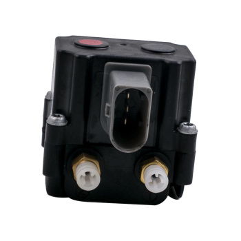 Air Suspension Compressor Pump + Valve Block compatible for BMW 5 Series E61 525d W/ Relay