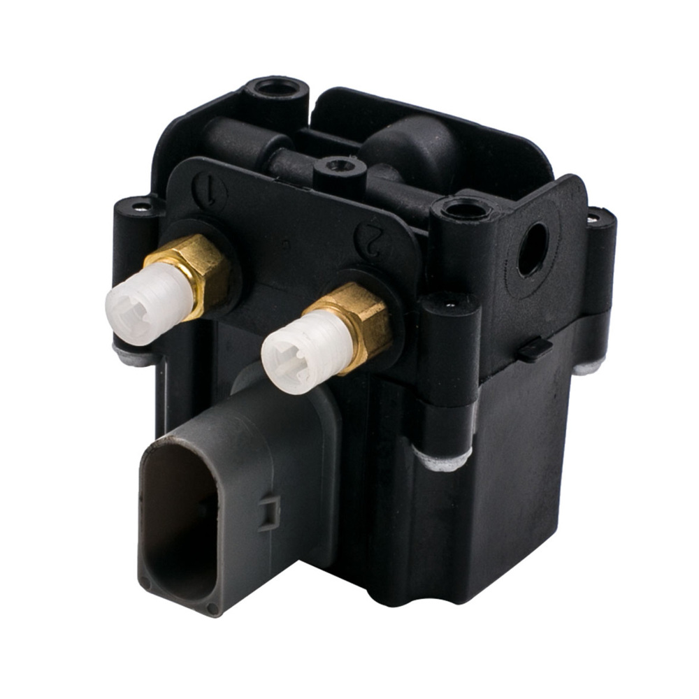 Air Suspension Compressor Pump + Valve Block compatible for BMW 5 Series E61 525d W/ Relay
