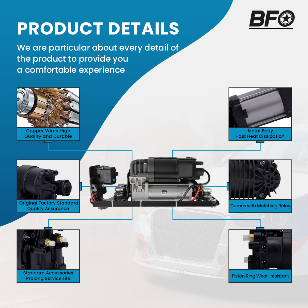 Compresseur de suspension pneumatique + support + bloc de valve compatible pour BMW F07 520d