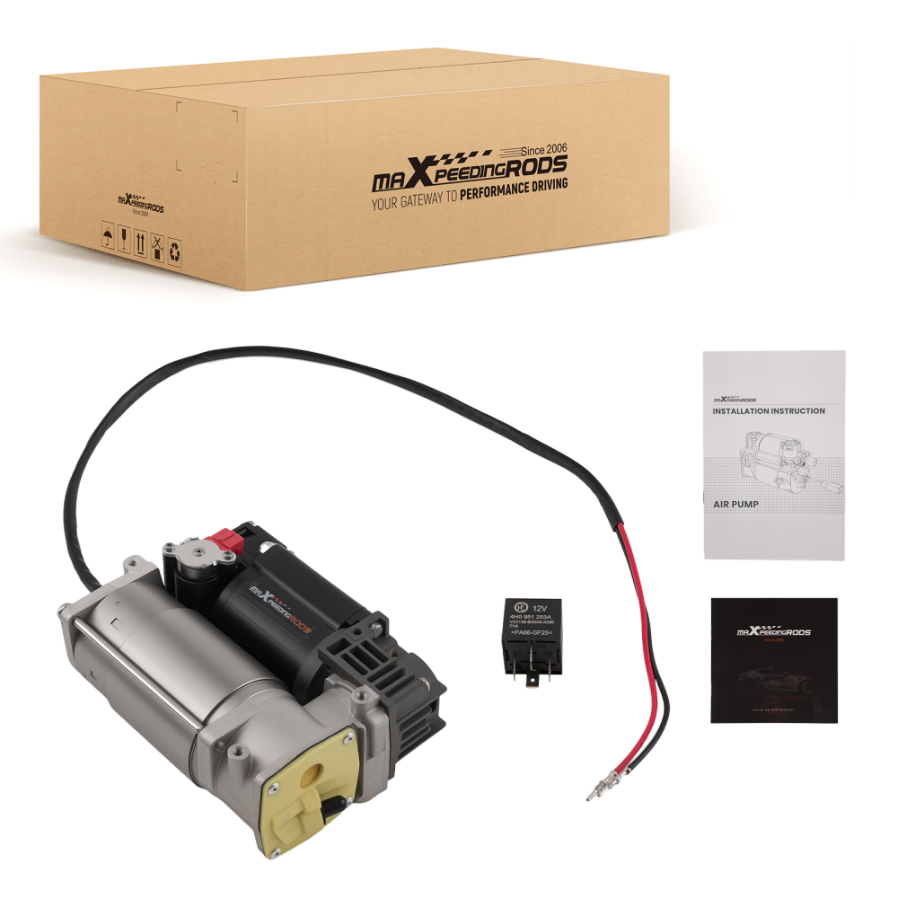 Compresor de Suspensión Neumática compatible para BMW X5 E53 4 Corner 2000-2006 37226779712