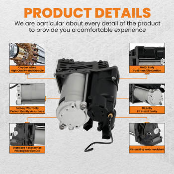 Air Suspension Compressor compatible for BMW X5 E70 E71 E72 2007-2013 NEW 37206799419
