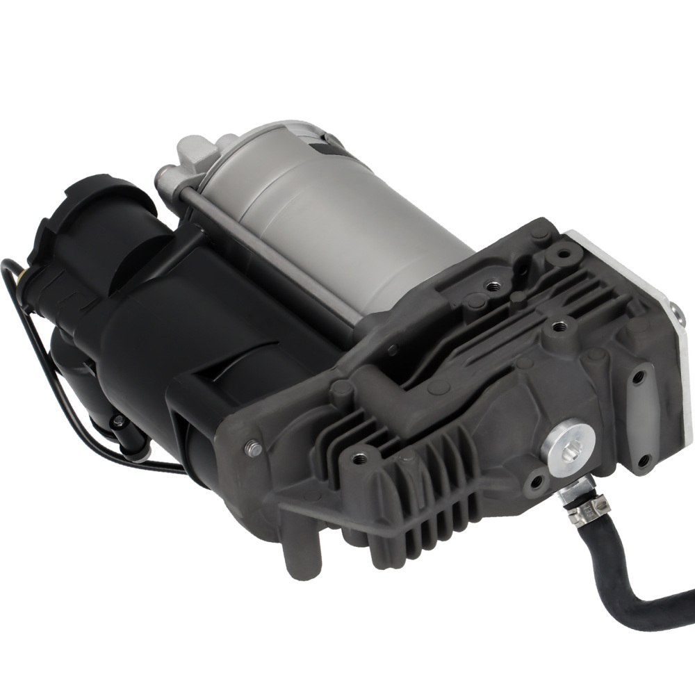 Rear Air Suspension Compressor Pump + Bellows compatible for BMW X5 X6 E70 E72 2007-2013