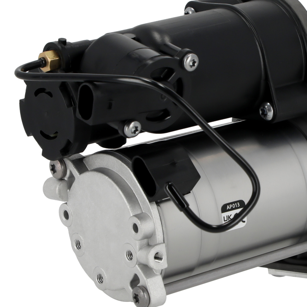 Rear Air Suspension Compressor Pump + Bellows compatible for BMW X5 X6 E70 E72 2007-2013