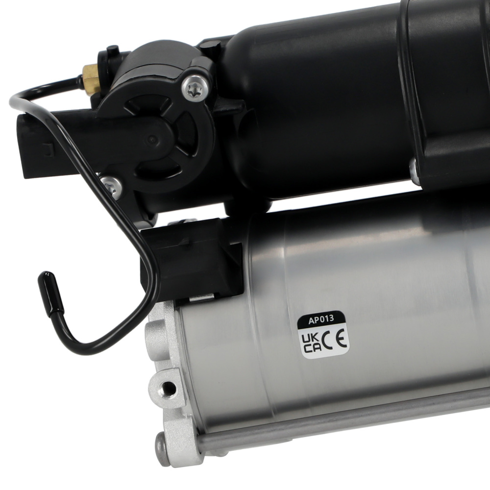 Rear Air Suspension Compressor Pump + Bellows compatible for BMW X5 X6 E70 E72 2007-2013