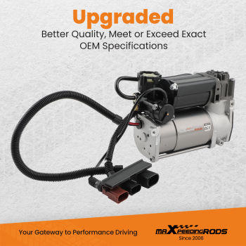 Air Suspension Compressor compatible for VW Phaeton compatible for Bentley GT 2003 3D0616005H