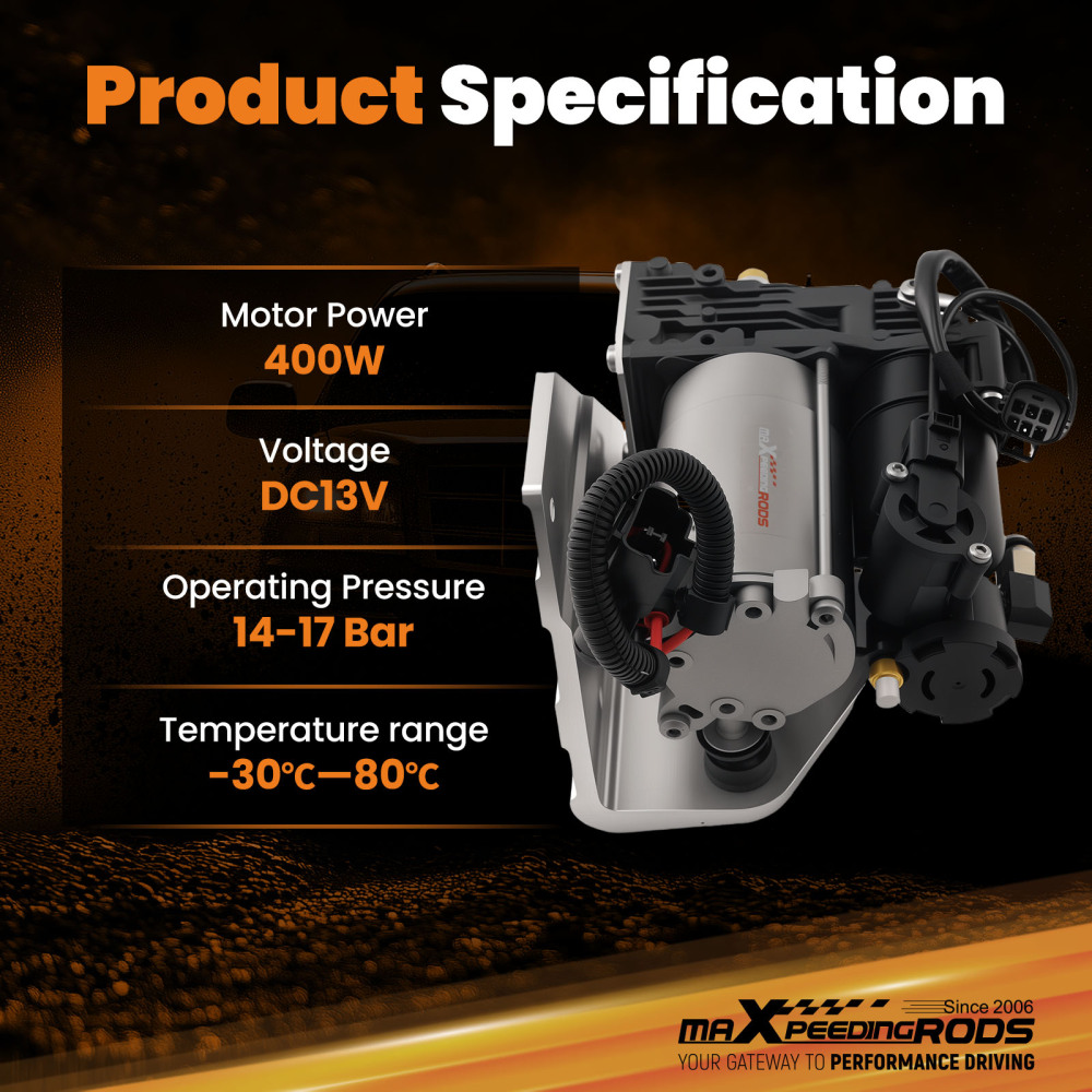 Air Suspension Compressor compatible for Land Rover Discovery 3 4 L319 LR023964 LR045251