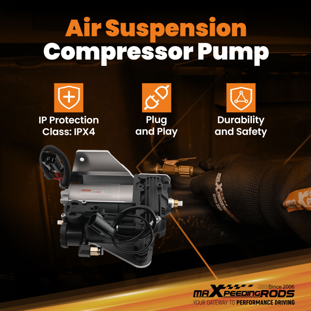 Air Suspension Compressor compatible for Land Rover Discovery 3 4 L319 LR023964 LR045251