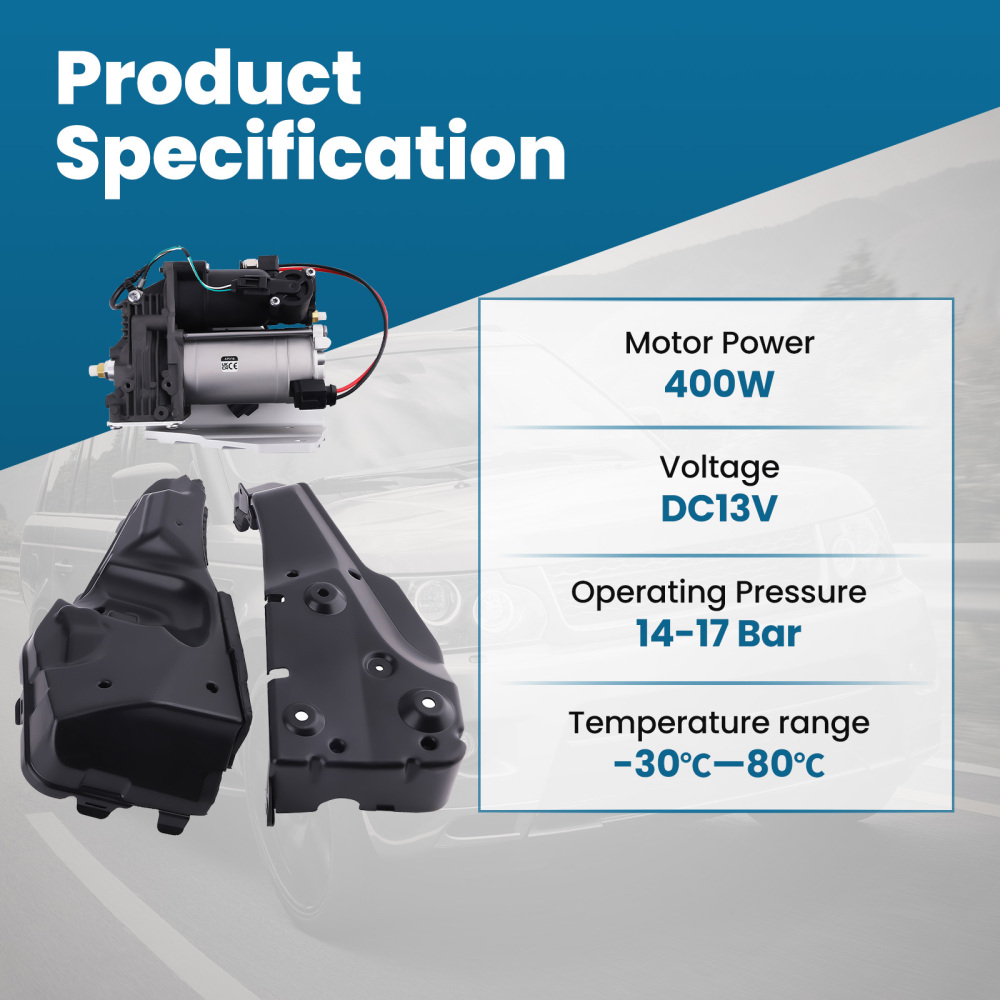 Air Suspension Compressor Kit compatible for Land Rover Discovery 3 4 L319 compatible for Range Rover L320