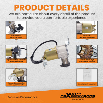Compatibile per Lexus GX470 Pompa compressore compressore sospensioni pneumatiche compatibile per Toyota 4Runner Prado 03-09 Pompe