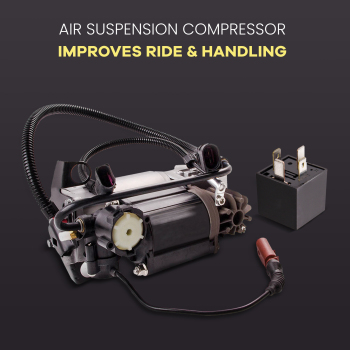 Compatible for Audi A8 Compressor air suspension pump engine 6/8 cylinder 4E0616007 + relay
