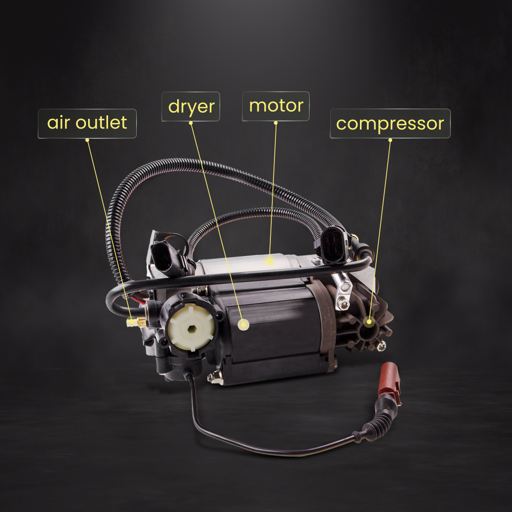 Compatible pour AUDI a8 d3 suspension pneumatique compresseur véhicule à essence 4E0616007B