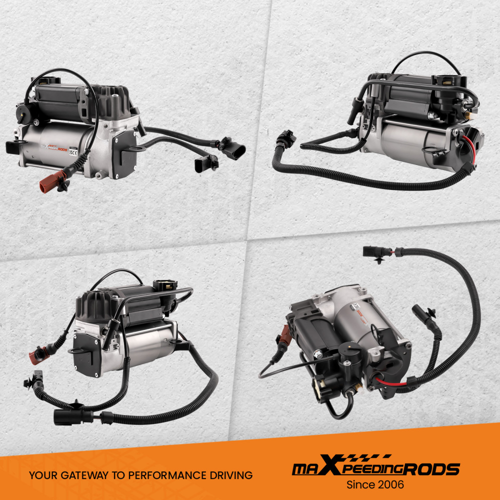 Compresor de Aire Suspensión Neumática+Relé 4E0616007E compatible para Audi A8 D3 4E 02-10