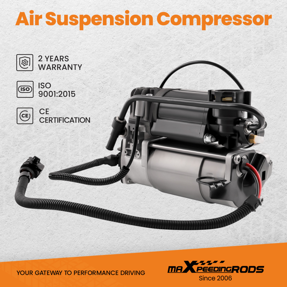 Compresor de Aire Suspensión Neumática+Relé 4E0616007E compatible para Audi A8 D3 4E 02-10