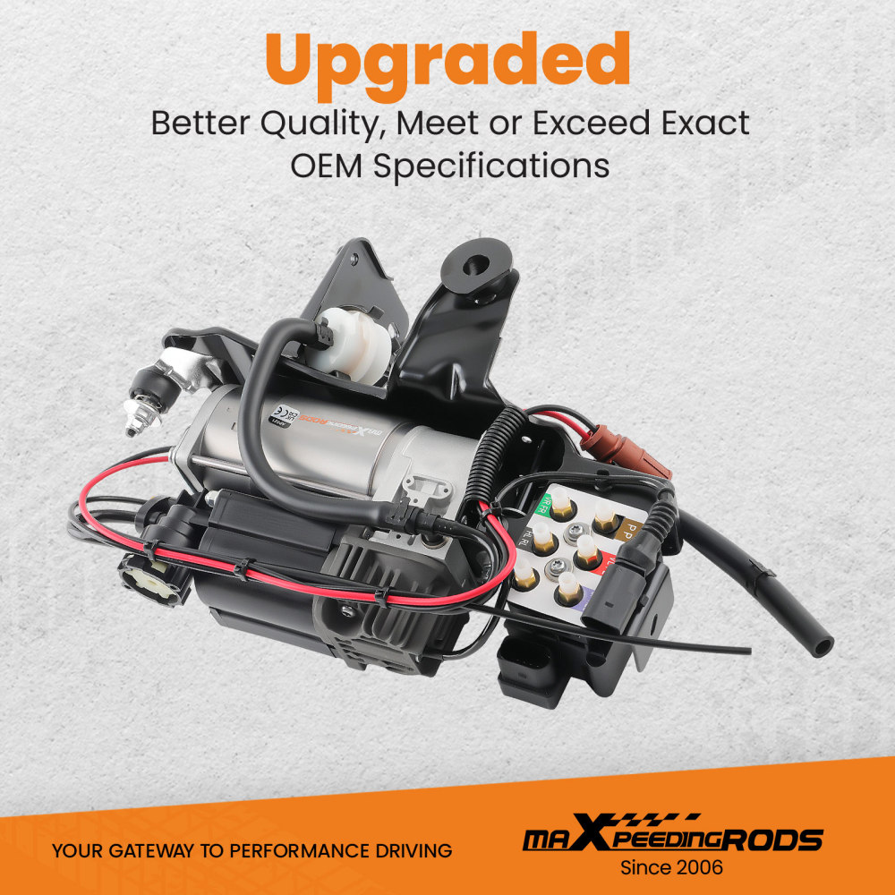 Airmatic Suspension Compressor + Valve Block compatible for Audi A6 C6 4F Allroad 4F0616006