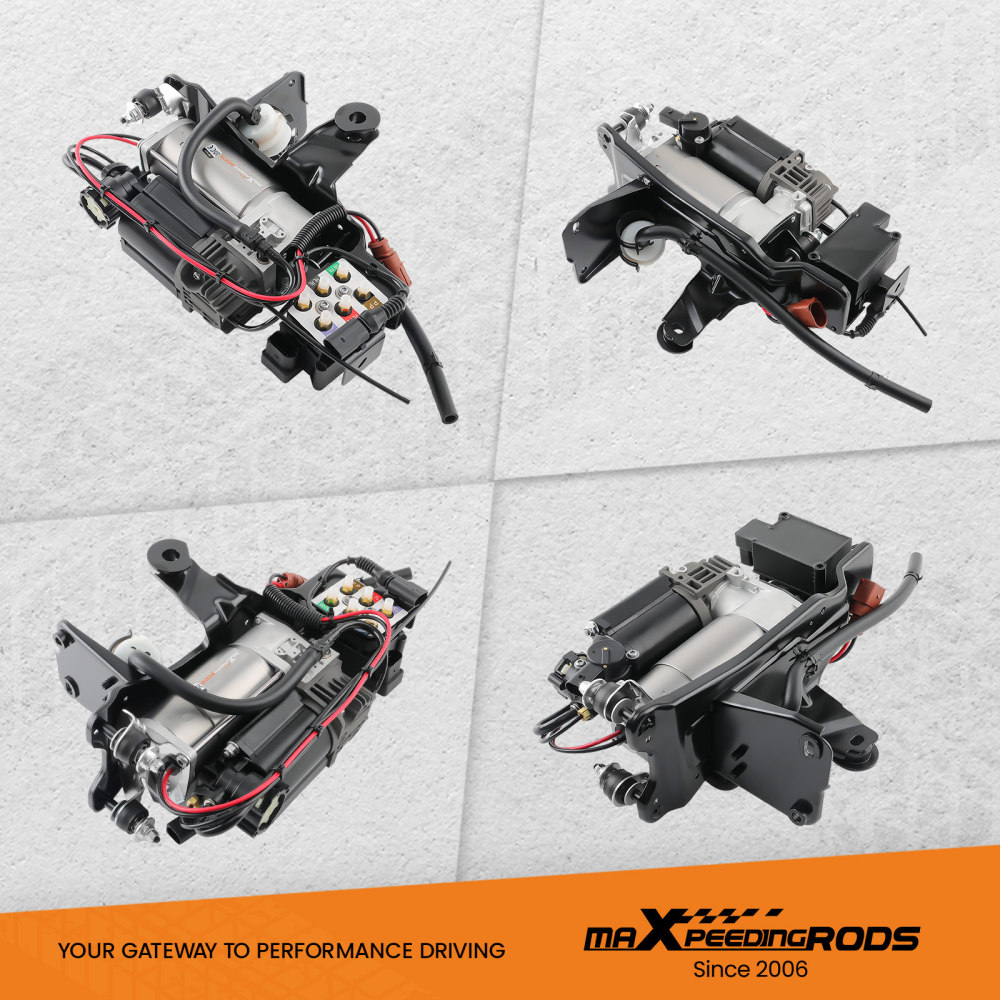 Airmatic Suspension Compressor + Valve Block compatible for Audi A6 C6 4F Allroad 4F0616006