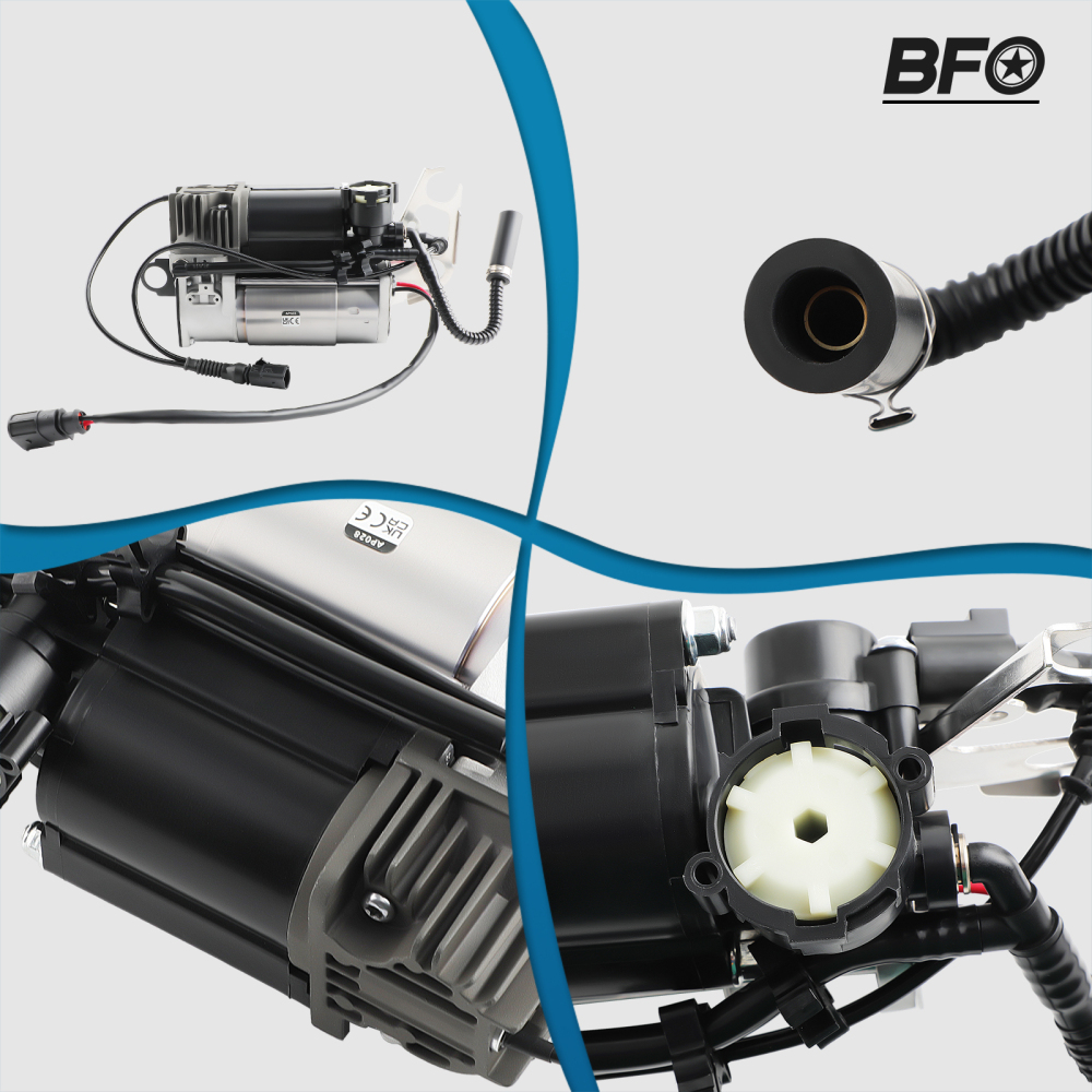 Air Suspension Compresseur Pompe 4L0698007B compatible pour Audi Q7 4L 2006-2015 + Relais