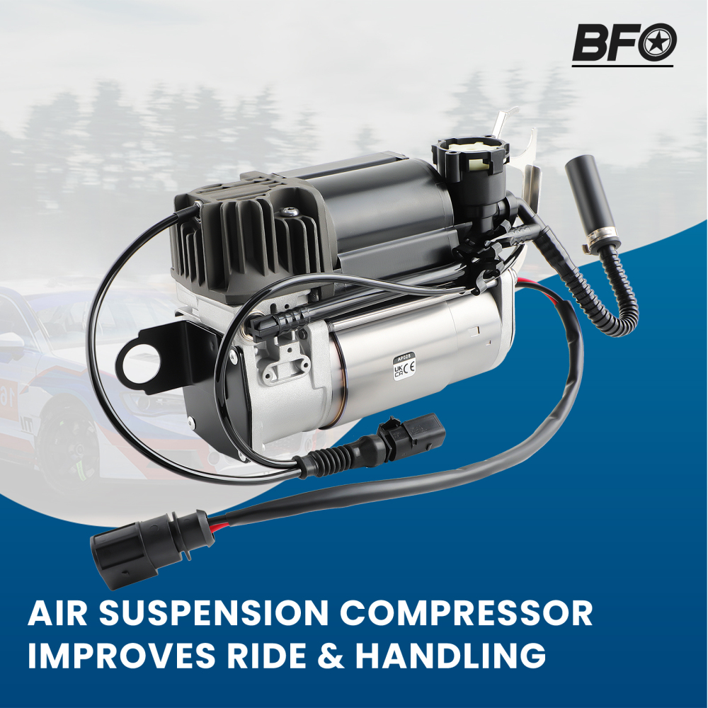 Air Suspension Compresseur Pompe 4L0698007B compatible pour Audi Q7 4L 2006-2015 + Relais