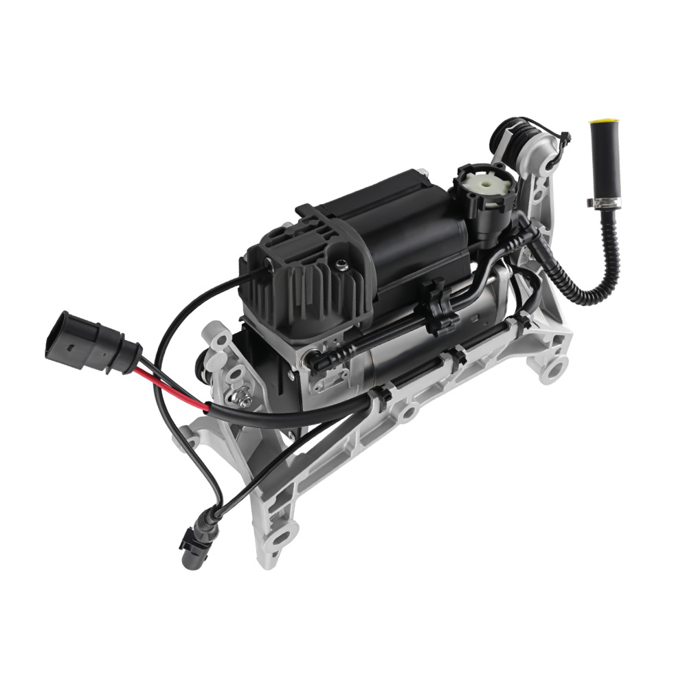 Compressore per sospensioni pneumatiche + staffa compatibile per Audi Q7 4L 4L0698007