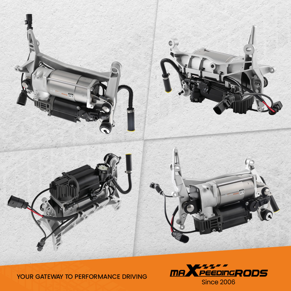 Pompe de suspension de compresseur dair compatible pour Audi Q7 4L 4L0698007A avec Support