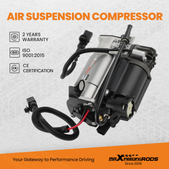 Air Suspension Compressor compatible for Audi A6 C5 4b Allroad 1999-2005 4Z7616007 w/ Relay